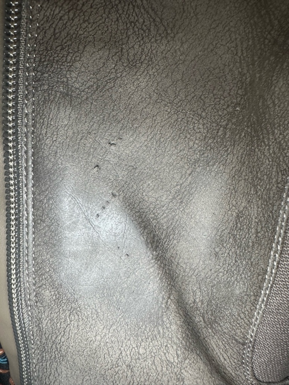 White Mountain Over-the-Knee Buckled Riding Boots - Gray - Picture 7 of 9